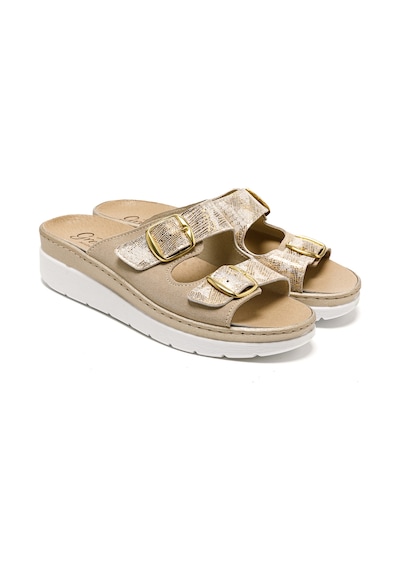 Sandalet Kadın 5619 Green Life Stretch Women's Footwear Gold/beige Gold/beige Altın - Bej