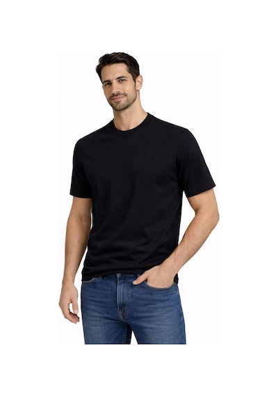 Classics Men Bordoo Basic Bisiklet Yaka Kısa Kol Erkek Tişört 7624 Siyah