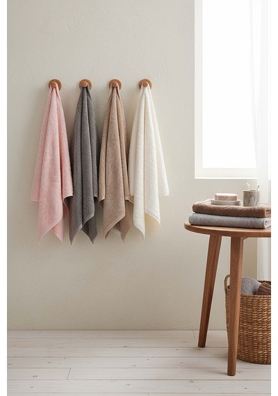 Soft İsba 6'lı %100 Pamuklu Havlu Seti 50x90 Cm Çok Renkli