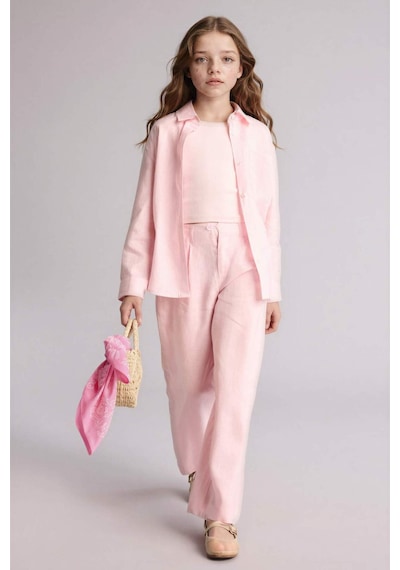 Defacto %100 Keten Wıde Leg Geniş Paça Pembe Pantolon Kız Çocuk G8373a826smpn440 Pembe-pn440 Defacto %100 Keten Wıde Leg Geniş Paça Pembe Pantolon Kız Çocuk G8373a826smpn440 Pembe-pn440