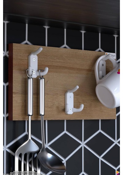 Geyik 9 Kancalı Mutfak Askısı 3'lü Set 31,4x19 Cm - Şık Tasarım, Çok Amaçlı Düzenleyici Ve Yer Tasarrufu Çok Renkli Geyik 9 Kancalı Mutfak Askısı 3'lü Set 31,4x19 Cm - Şık Tasarım, Çok Amaçlı Düzenleyici Ve Yer Tasarrufu Çok Renkli
