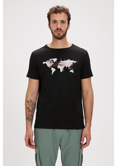 Bad Bear Globe T-shırt Nıght Erkek Tişört Siyah S-xxl 001