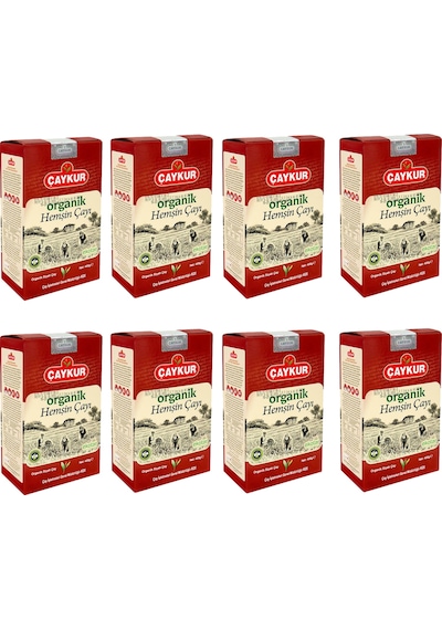 Çaykur Organik Hemşin Siyah Dökme Çay 8 x 400 G