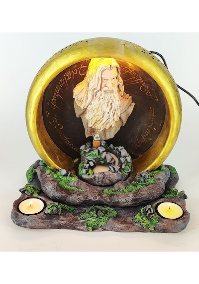 Güç Yüzüğü Gandalf Geri Akış Tütsülük Ve Işıklı Mumluk