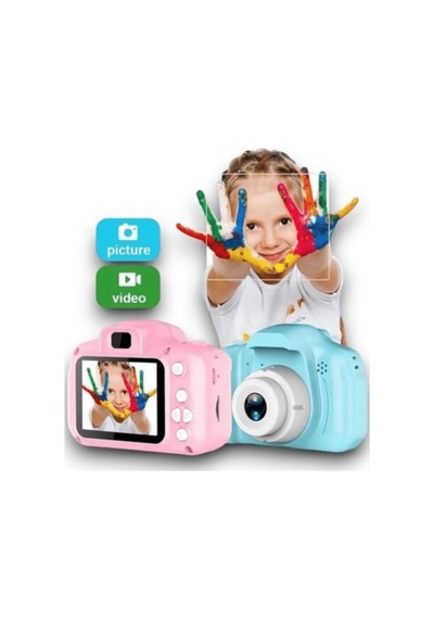 Mini Kamera Mavi Hd Video Ve Fotoğraf Çekimli Uczzzçocukkamerasımavi-11
