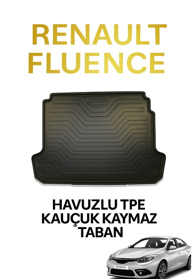 Renault Fluence 2009 2016 Uyumlu Bagaj Havuzu 3d Premium