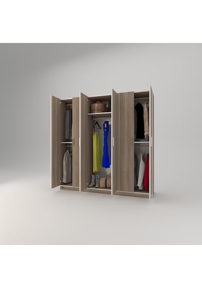 Kenzlife gardırop 6 kapaklı kapılı anemon 180*180*42 crd gardolap dolap Kenzlife gardırop 6 kapaklı kapılı anemon 180*180*42 crd gardolap dolap