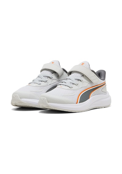 Puma Skyr Unisex Çocuk Koşu Ayakkabısı 31241411 Açık Gri/ Beyaz