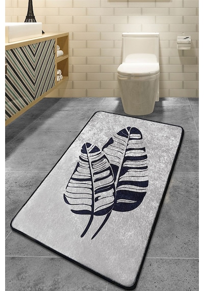 Chilai Home Lipha Gri 70x120 Cm Banyo Halısı Djt Renkli