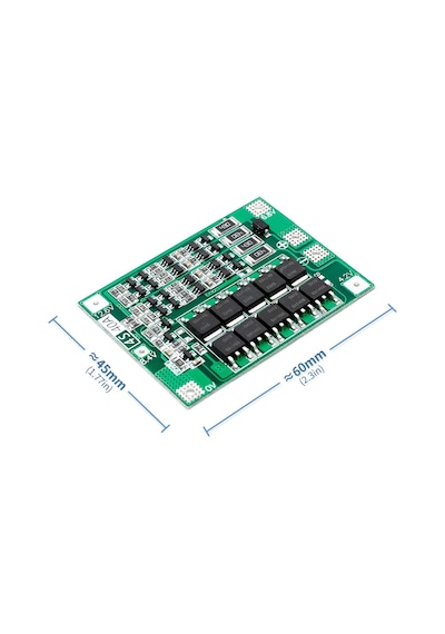 4S 40A Lityum Batarya Bms Koruma Kartı Balans Versiyon Pil Li-ion 18650 16.8V