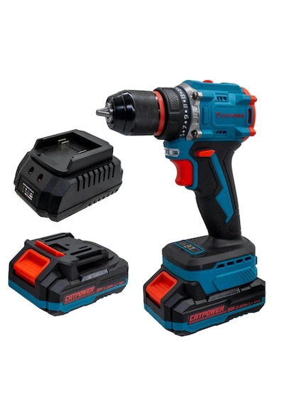 Catpower Kömürsüz Akülü Vidalama E1010 Set 2 Ah
