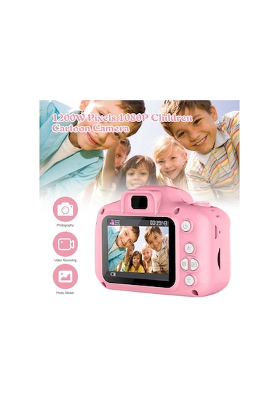 Roni Mini 1080P HD Kamera Çocuklar İçin Fotoğraf Makinesi (İthalatçı Garantili)