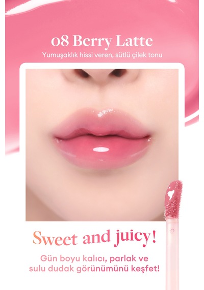 Dasique Juicy Dewy Glow Tint 08 Berry Latte