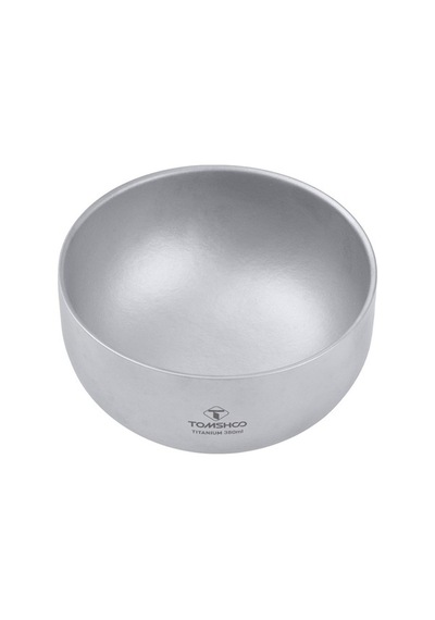 Ebitda Tomshoo 380ml Kamp Mutfak Eşyası Titanyum Kase Çift Duvarlı Isı Dayanıklı Ultra Hafif Taşınabilir Sofra Eşyası Çok Renkli