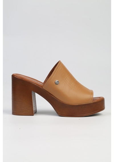 Pierre Cardin Pc-7235 - 3807 Taba-kadın Topuklu Ayakkabı Taba