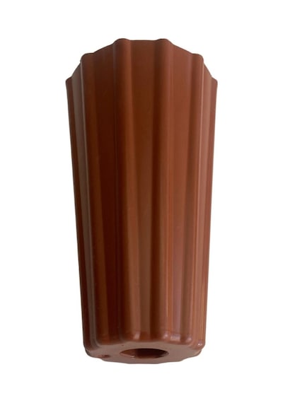Armut Kahverengi Plastik 12cm Ayak 8mm Vidalı Mobilya Koltuk Baza Ayağı Kahverengi 12cm 8mm Vidalı
