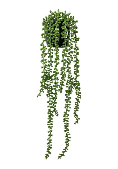 Yapay Çiçek Saksıda Sarkan String 6 Dallı 55cm Sarkan Çiçek