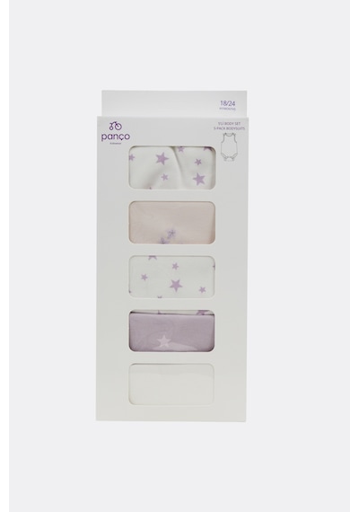 Panço Yenidoğan 5'li Body Set 2611gn20003 Renkli