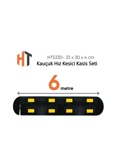Kauçuk Hız Kesici Kasis Seti 6 Metre - Eko