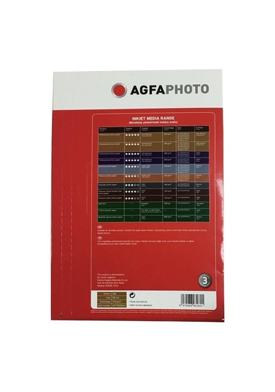 Agfaphoto Fotoğraf Kağıdı 270gr 100'lü A4 Inkjet Renkli Baskı Kağıt Çeşidi Resim Çıktısı