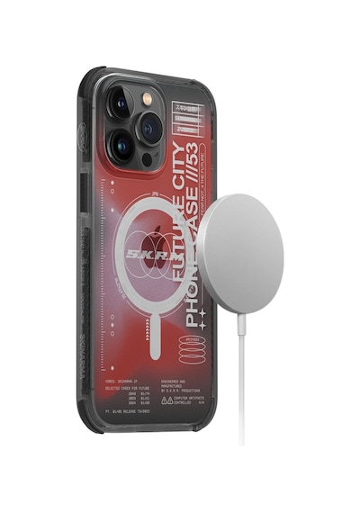 Apple Uyumlu iPhone 14 Pro Kılıf Skinarma Şeffaf Airbag Tasarımlı Magsafe Şarj Özellikli Shorai Kapak