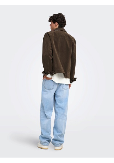 Only & Sons Onssınclaır Faux Suede Jacket Otw Erkek Brown Ceket - 22038798