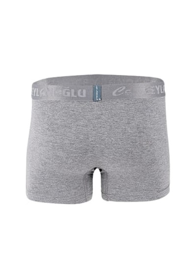 Ceylanoğlu Erkek Likralı Boxer 034 3 Paket - Gri - Xxl Gri