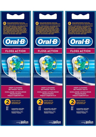 Oral-B Diş Fırçası Yedek Başlığı Floss Action 3 x 2'li