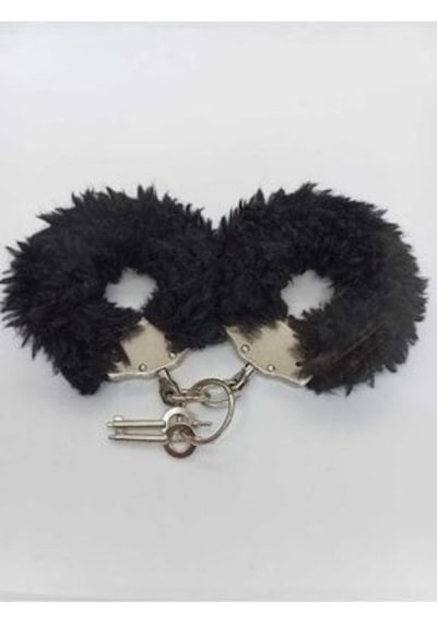 Fantazi Siyah Peluşlu Metal Kelepçe