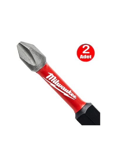 Milwaukee Bits Yıldız Uç Vidalama Matkap Ucu Ph2 X 50mm -2 Adet Milwaukee Bits Yıldız Uç Vidalama Matkap Ucu Ph2 X 50mm -2 Adet