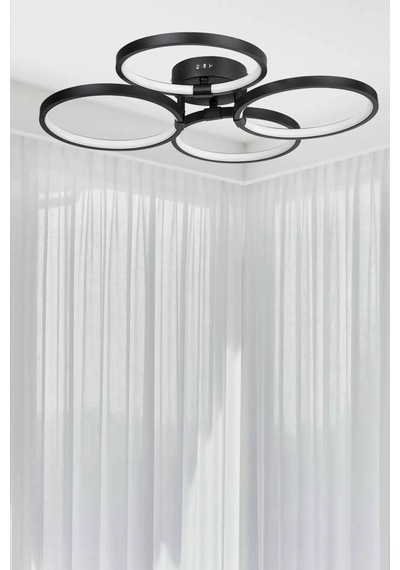 Konda 4lü Led Avize, Salon Avize, Oturma Odası Avize Çok Renkli