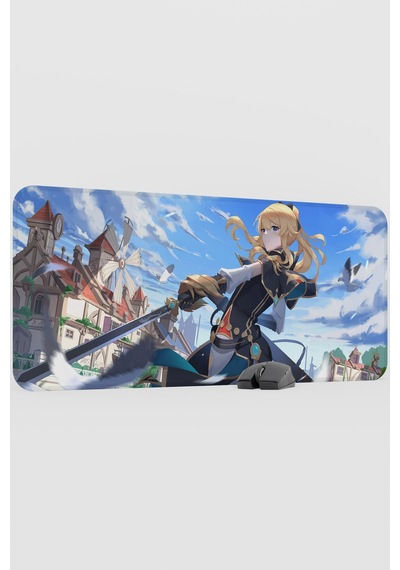 Jean Genshin Impact Anime Gacha V3 - 90x40 Xxl Gaming Mouse Pad Fare Altlığı