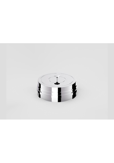 PELET SOBA BORUSU KÜLLÜK / ÇAP: 8 CM / KROM RENK / 304 KROM / CONTALI / BABA'S STOVE