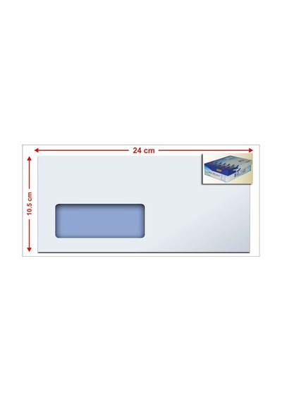 Baskılı Zarf Diplomat-1.Hm.110Gr-Renkli Baskı 100 Adet-10.5X24Cm