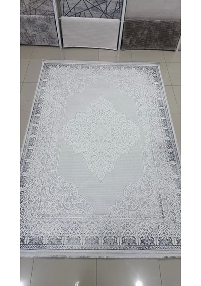 Safyün Halı Kadife Kf505 Gri 200 X 290 Renkli