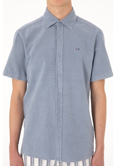 U.s. Polo Assn. Erkek Mavi Gömlek Kısa Kollu 50304955-vr036 Mavi U.s. Polo Assn. Erkek Mavi Gömlek Kısa Kollu 50304955-vr036 Mavi