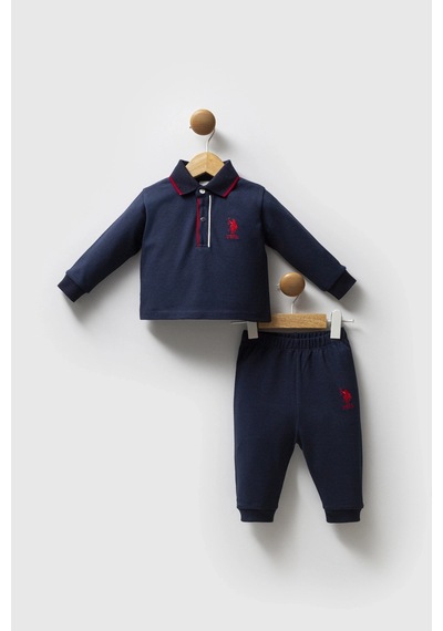 U.S. Polo Assn. Erkek Bebek 2 Li Takım - Lacivert Lacivert