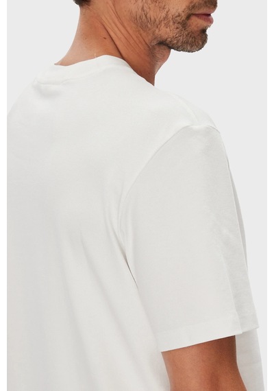 Calvin Klein Erkek T Shirt Lv04lc241g Yaf Beyaz Beyaz
