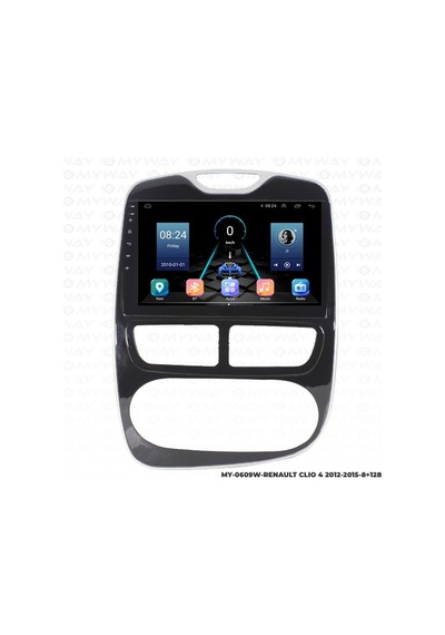 Myway Clio 4 Android Multimedya Carplay Navigasyon Ekran - 8gb Ram+128 Gb Hdd - Myway 9"
