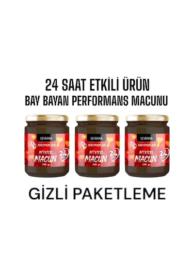 Seviana Bitkisel Karışımlı Kuvvet Atom Macunu 3 x 240 G