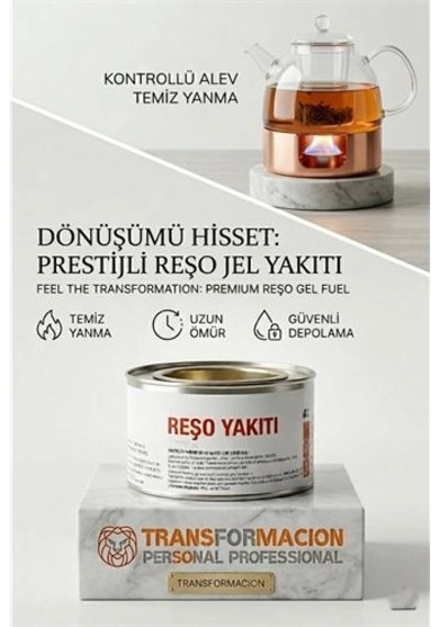 Reşo Jel Yakıtı 200g - Dumansız Yedek Osmanlı Ocağı Jeli 423338