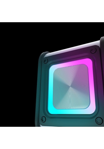Lenyes S856 Rgb Işıklı Mikrofonlu Bluetooth Speaker Hoparlör V5.0 Siyah