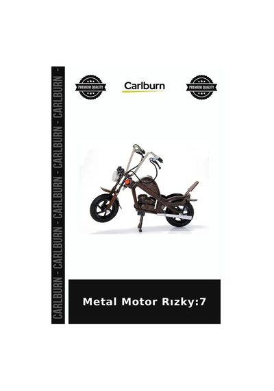 Özel Üretim Koleksiyon Dekoratif Masaüstü Hediye Metal Motor Rızky:7