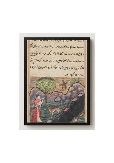 Botanik Banaras Kralının Gelini Tuti-name Çerçevesiz Poster 21x30 Cm A4 Botanik Doğa Tarihi