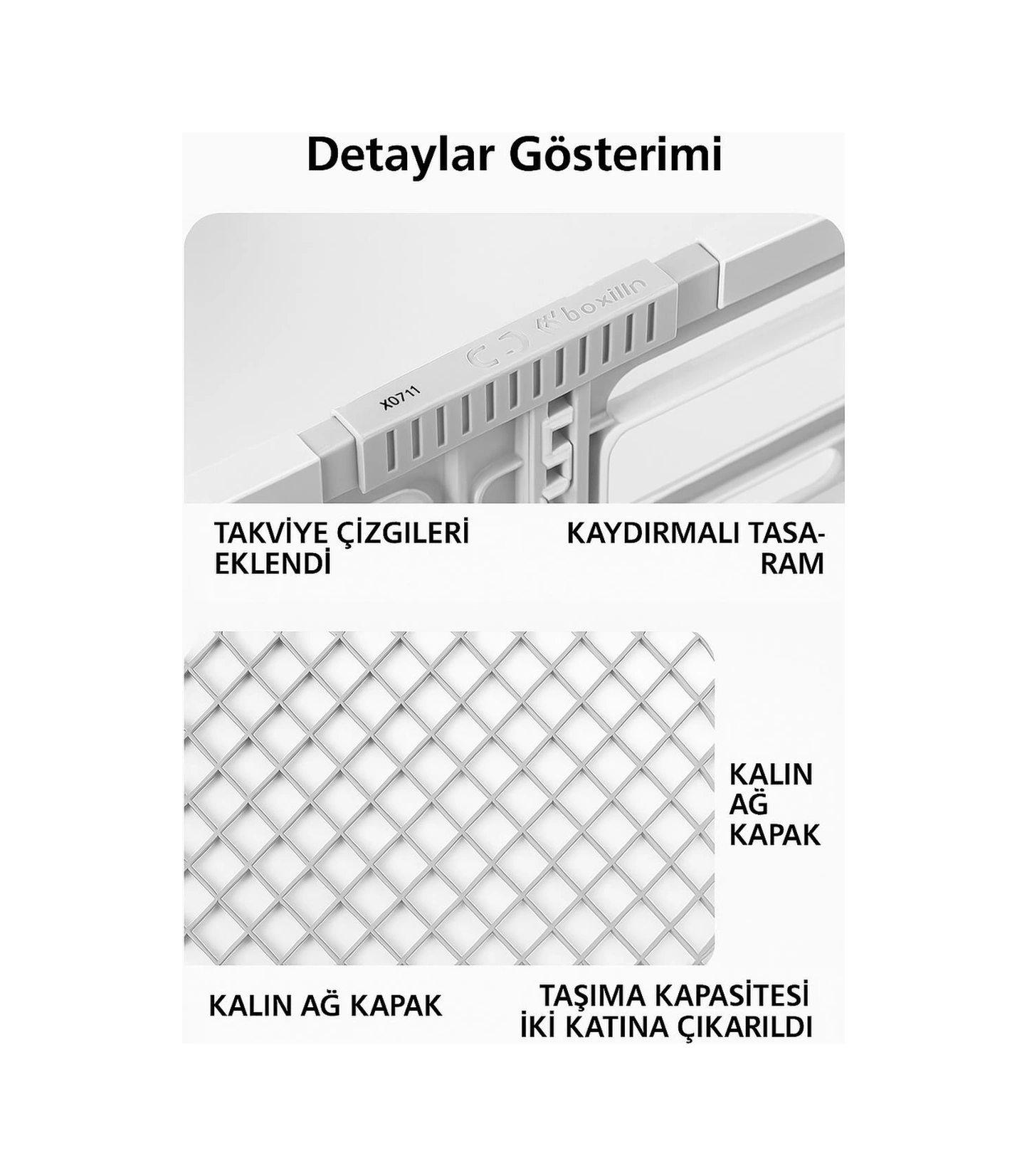 Valkyrie Katlanabilir İki Tekerlekli Alışveriş Ve Depolama Çantası Kapaklı Teleskopik Çekme Kolu Kamp Plaj Çok Amaçlı Beyaz