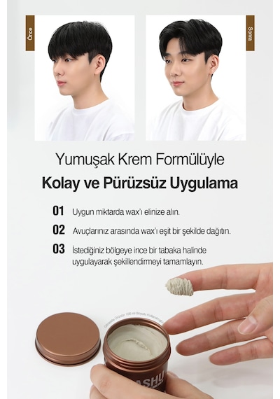 Güçlü, Kalıntı Bırakmayan, Çamur Ve Killi, Besleyici Dashu For Men Wild Design Mucle Wax 15ml
