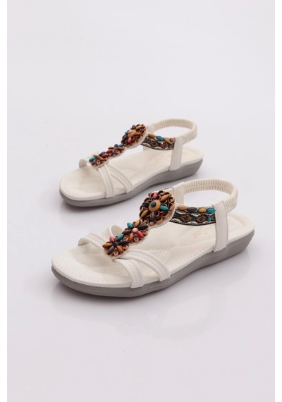 Guja 24y124-2 Çocuk Sandalet Beyaz