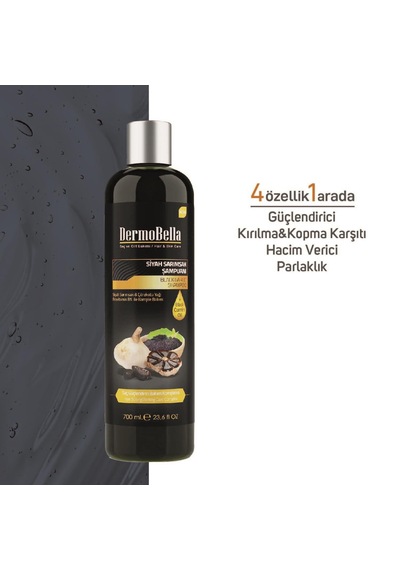 Dermobella Siyah Sarımsak Şampuanı 700 ML