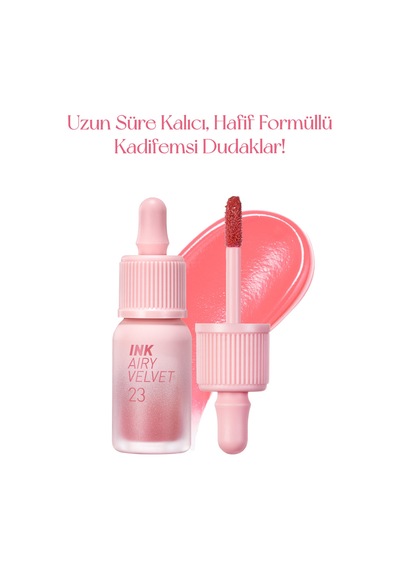 Peripera Ink Airy Velvet Ruj 23 In The Peachlight