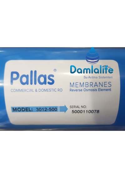 Pallas 500 Gpd 3012 Kılıf Uyumlu Direkt Akış Membranı